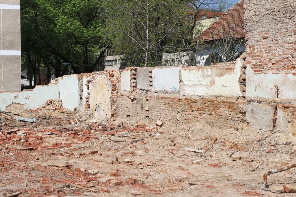 Brick Wall Demolition in Philadelphia